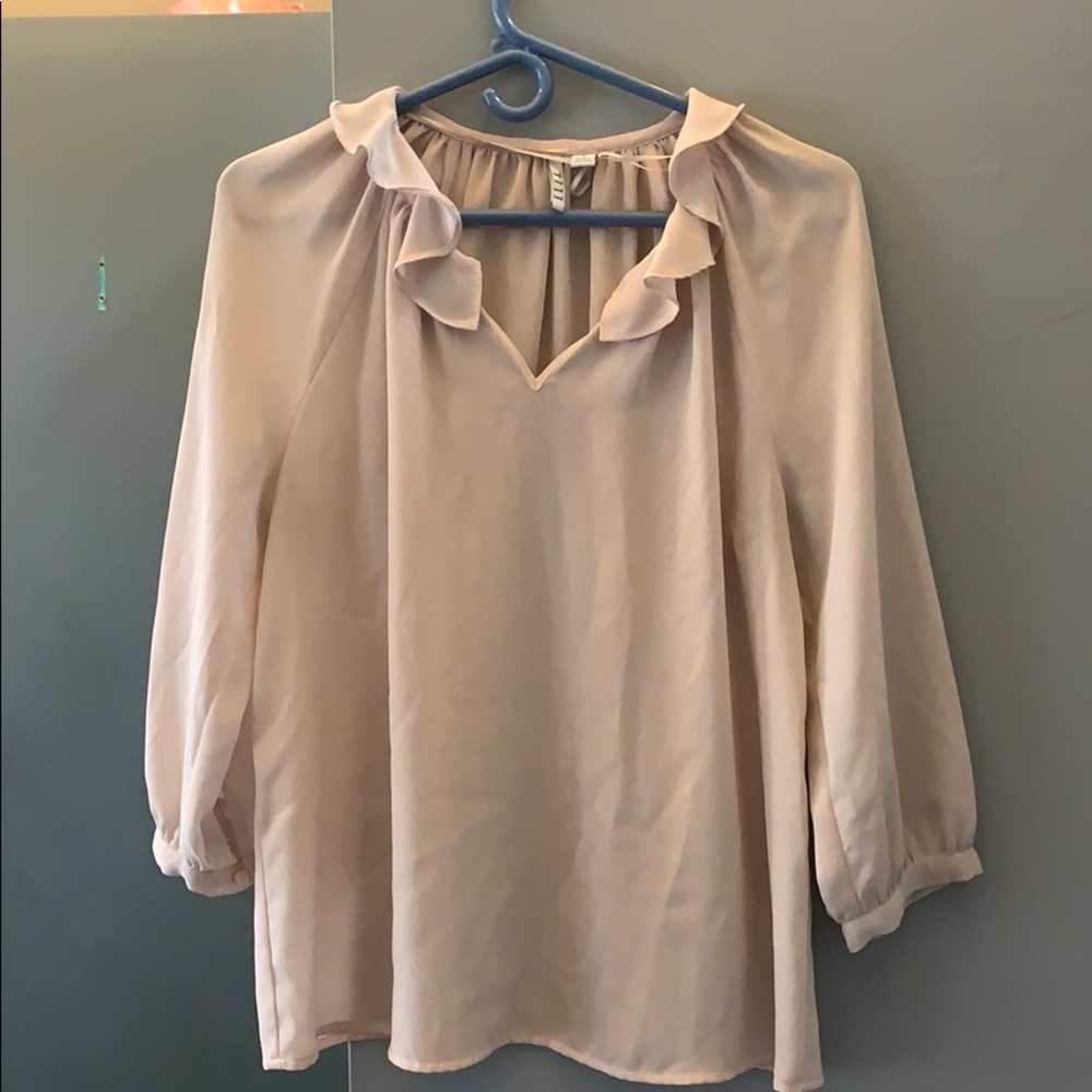 ELLE pink blouse